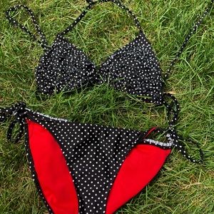 polka dot bikini set